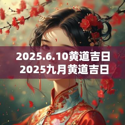 2025.6.10黄道吉日 2025九月黄道吉日吉时