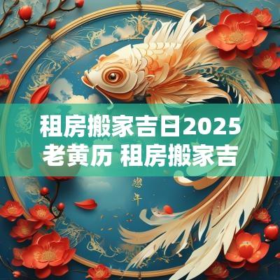 租房搬家吉日2025老黄历 租房搬家吉日一览表