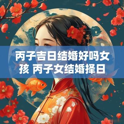 丙子吉日结婚好吗女孩 丙子女结婚择日要点
