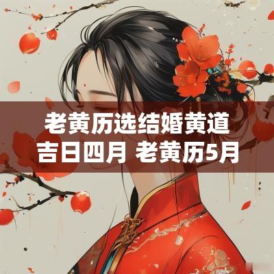 老黄历选结婚黄道吉日四月 老黄历5月结婚吉日