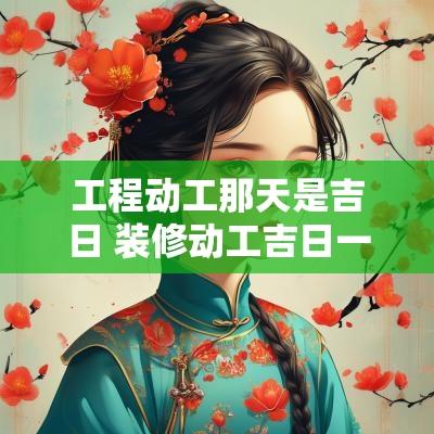 工程动工那天是吉日 装修动工吉日一览表