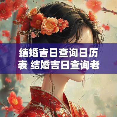 结婚吉日查询日历表 结婚吉日查询老黄历12月