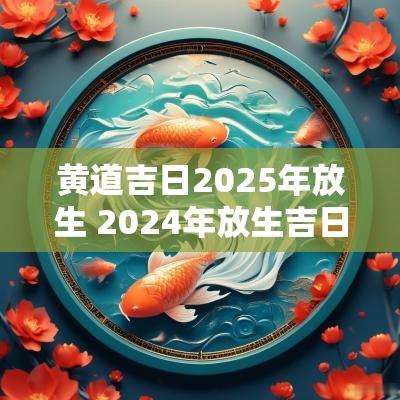 黄道吉日2025年放生 2025年放生吉日一览表