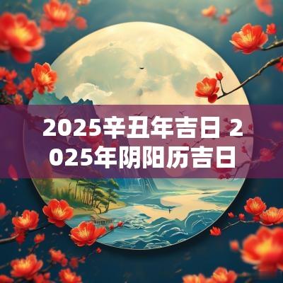 2025辛丑年吉日 2025年阴阳历吉日