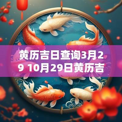 黄历吉日查询3月29 10月29日黄历吉日查询