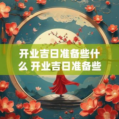 开业吉日准备些什么 开业吉日准备些什么好呢