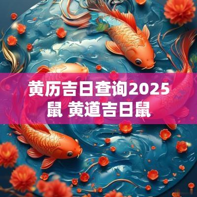 黄历吉日查询2025鼠 黄道吉日鼠