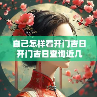 自己怎样看开门吉日 开门吉日查询近几天