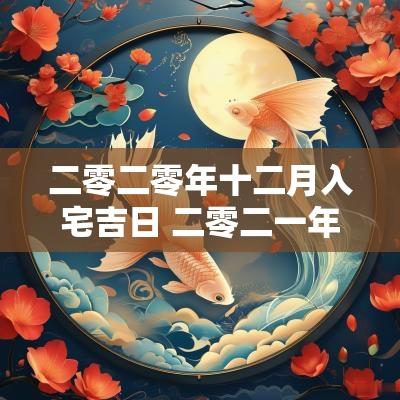 二零二零年十二月入宅吉日 二零二一年农历十二月入宅吉日