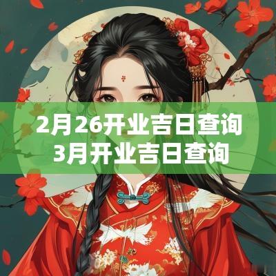 2月26开业吉日查询 3月开业吉日查询