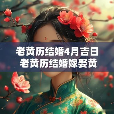 老黄历结婚4月吉日 老黄历结婚嫁娶黄道吉日