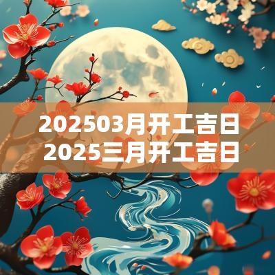 202503月开工吉日 2025三月开工吉日