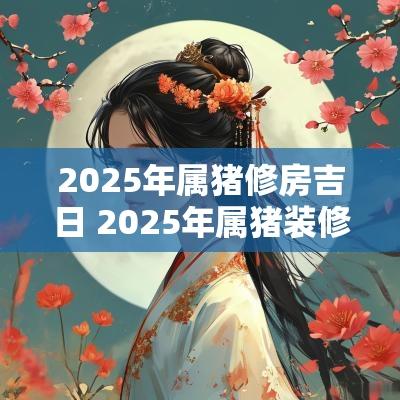 2025年属猪修房吉日 2025年属猪装修吉日吉时