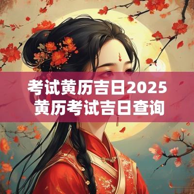 考试黄历吉日2025 黄历考试吉日查询2025