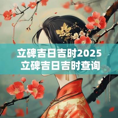 立碑吉日吉时2025 立碑吉日吉时查询表