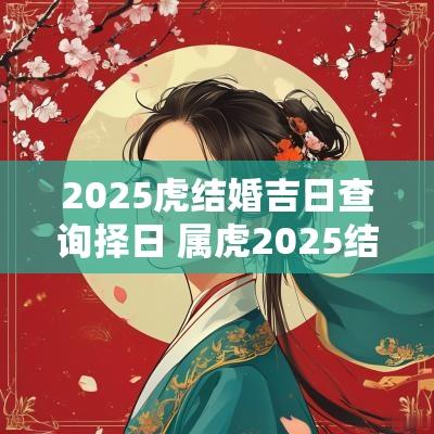 2025虎结婚吉日查询择日 属虎2025结婚吉日免费查