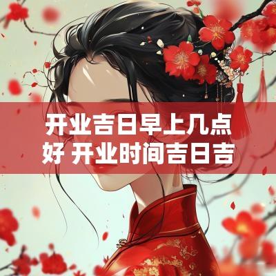 开业吉日早上几点好 开业时间吉日吉时9点到11点之间