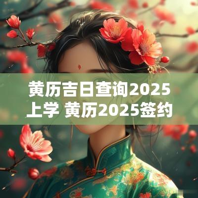 黄历吉日查询2025上学 黄历2025签约吉日查询