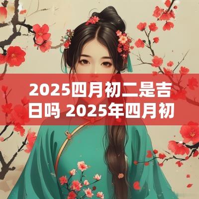 2025四月初二是吉日吗 2025年四月初二阳历是几号