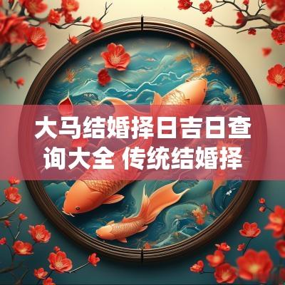 大马结婚择日吉日查询大全 传统结婚择日书