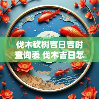 伐木砍树吉日吉时查询表 伐木吉日怎么看