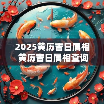 2025黄历吉日属相 黄历吉日属相查询2025