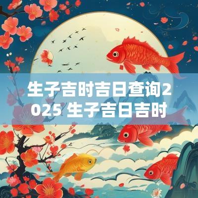 生子吉时吉日查询2025 生子吉日吉时查询大全表