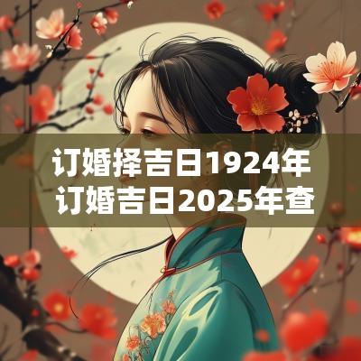 订婚择吉日1924年 订婚吉日2025年查询