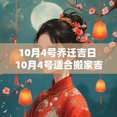 10月4号乔迁吉日 10月4号适合搬家吉日吉时