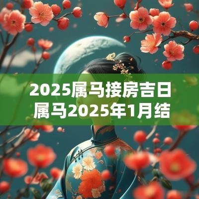 2025属马接房吉日 属马2025年1月结婚吉日