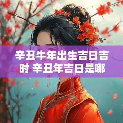 辛丑蛇年出生吉日吉时 辛丑年吉日是哪一天