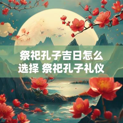 祭祀孔子吉日怎么选择 祭祀孔子礼仪流程