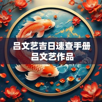 吕文艺吉日速查手册 吕文艺作品