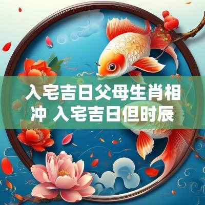 入宅吉日父母生肖相冲 入宅吉日但时辰和房主相冲可以吗