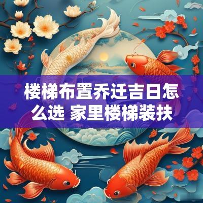 楼梯布置乔迁吉日怎么选 家里楼梯装扶手需要吉日吗