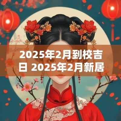 2025年2月到校吉日 2025年2月新居吉日