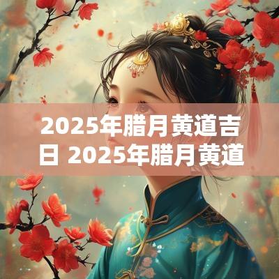 2025年腊月黄道吉日 2025年腊月黄道吉日一览表