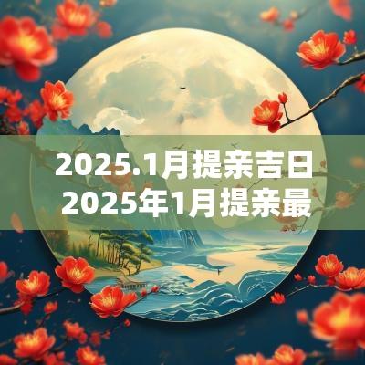 2025.1月提亲吉日 2025年1月提亲最佳日子