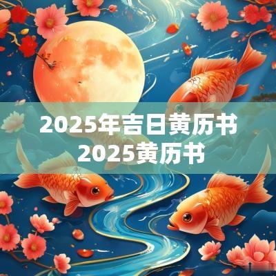 2025年吉日黄历书 2025黄历书