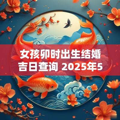 女孩卯时出生结婚吉日查询 2025年5月女孩出生吉日吉时