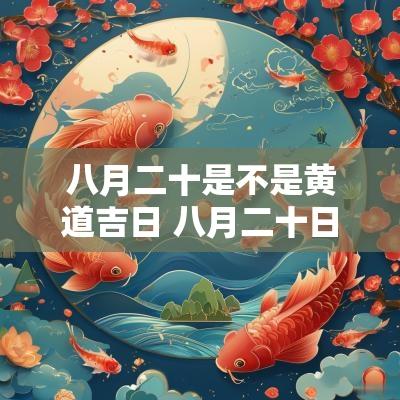 八月二十是不是黄道吉日 八月二十日是什么日子