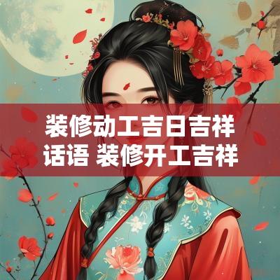 装修动工吉日吉祥话语 装修开工吉祥语