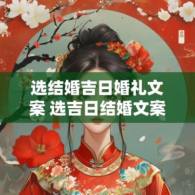 选结婚吉日婚礼文案 选吉日结婚文案简短