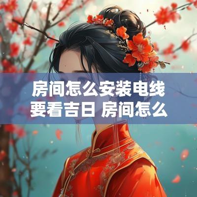 房间怎么安装电线要看吉日 房间怎么安装电灯