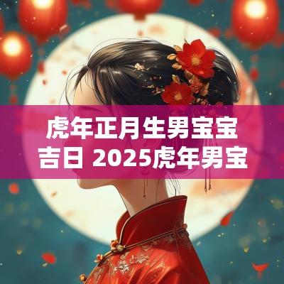 蛇年正月生男宝宝吉日 2025蛇年男宝出生吉日