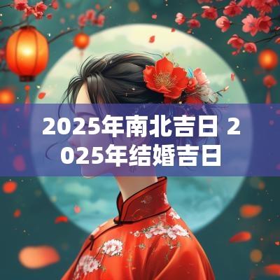 2025年南北吉日 2025年结婚吉日