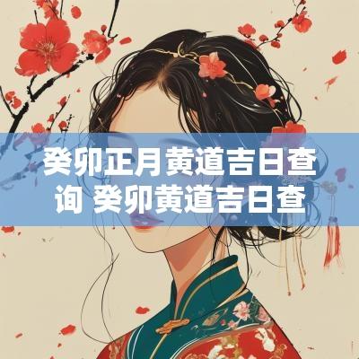 癸卯正月黄道吉日查询 癸卯黄道吉日查询表