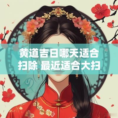 黄道吉日哪天适合扫除 最近适合大扫除的吉日有哪些