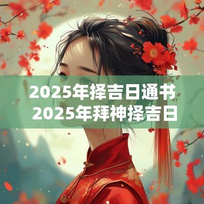 2025年择吉日通书 2025年拜神择吉日