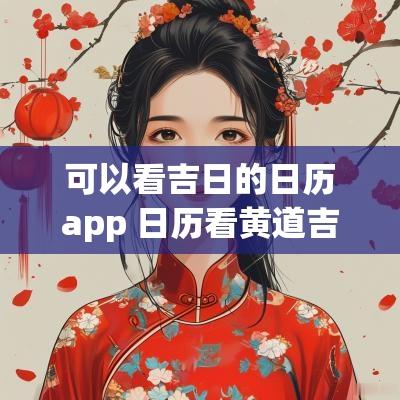 可以看吉日的日历app 日历看黄道吉日app免费